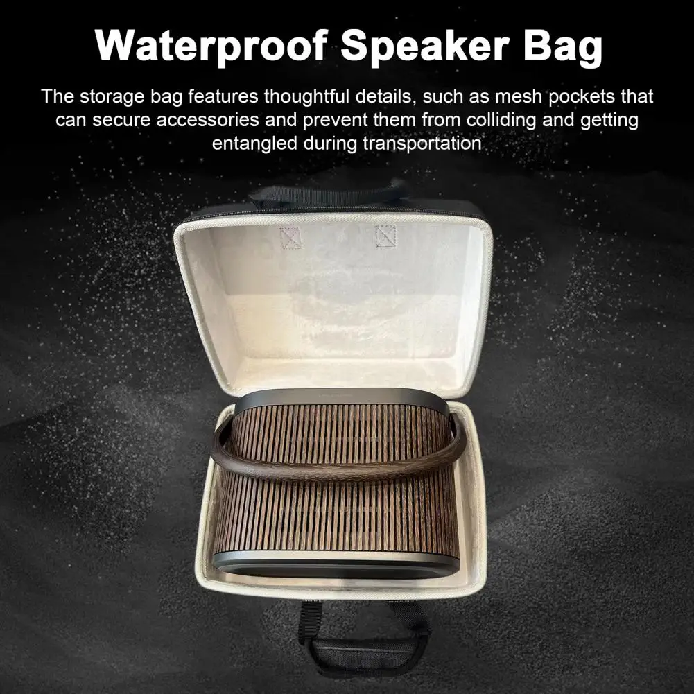 Waterproof Speaker Bag Portable Speaker Storage Bag Protective Carrying Case for Beosound A5 Speaker Shockproof Storage Bag