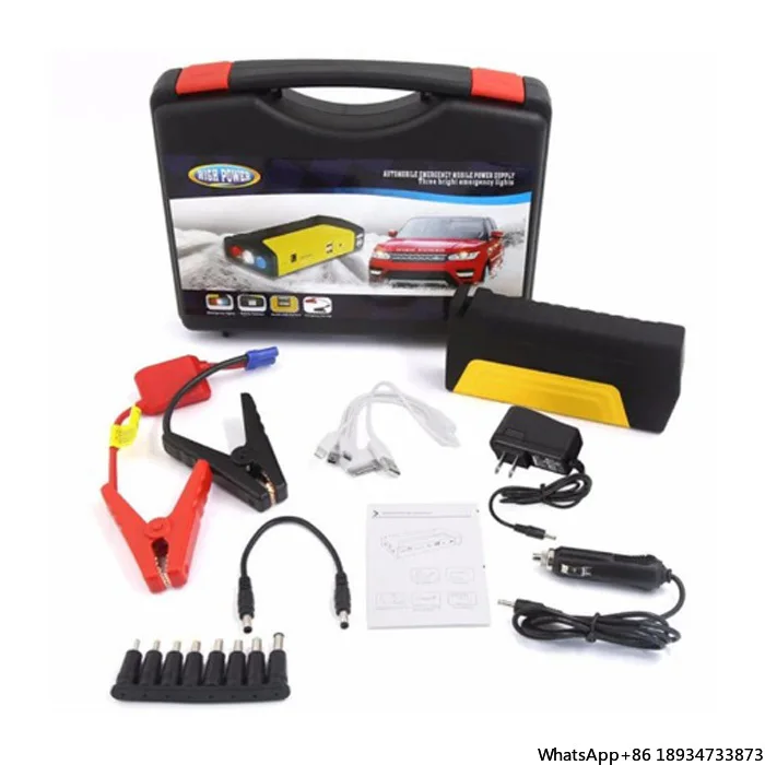 

600 amp 50800mah car battery booster auto jumper jump starter box