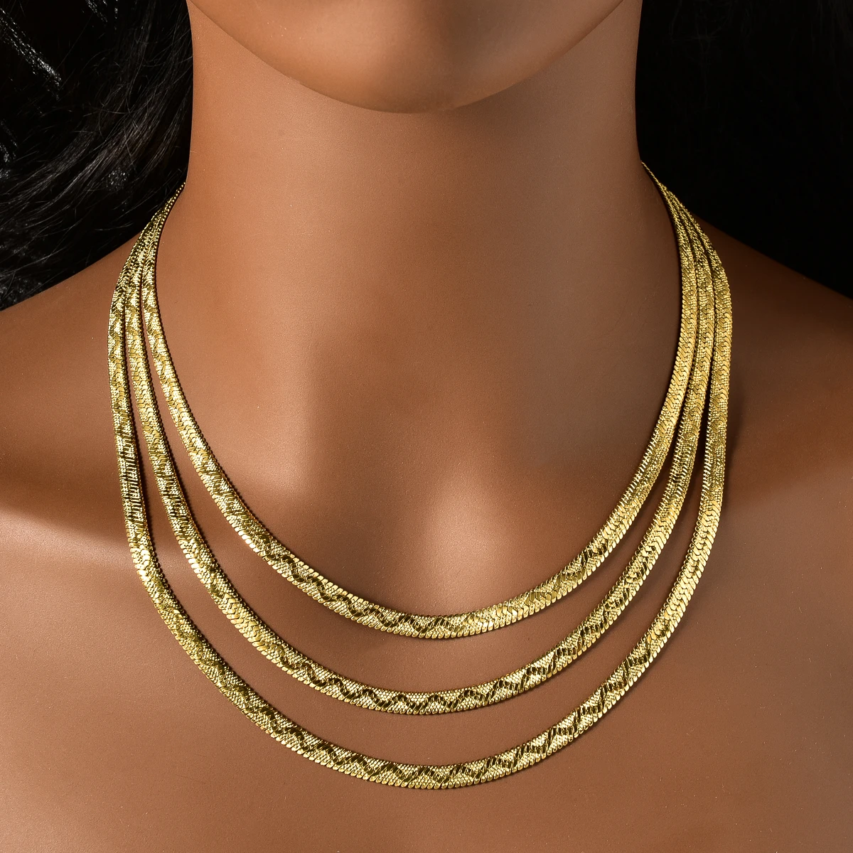 1PC Women's Hot Selling Fashion Luxury Stainless Steel Necklace Versatile Accessories Suitable Daily Party Dressing Jewelry Gift