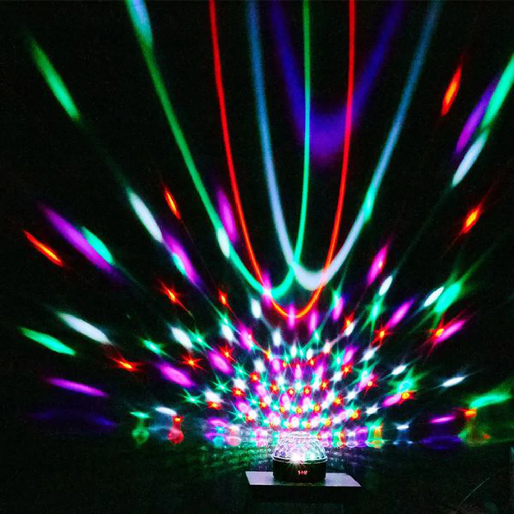 

Voice Activated Digital LED Crystal Ball Light Self Walking Dmx512 Rgb for Dj Party Nightclub Wedding Event Lighting