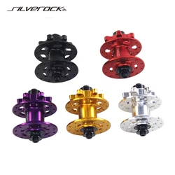 SILVEROCK Bike Disc Brake Hub Front 74mm x 9mm 24H Sealed 2 Bearing Kids Folding Bike Hubs for JAVA NEO ACEOFFIX D10