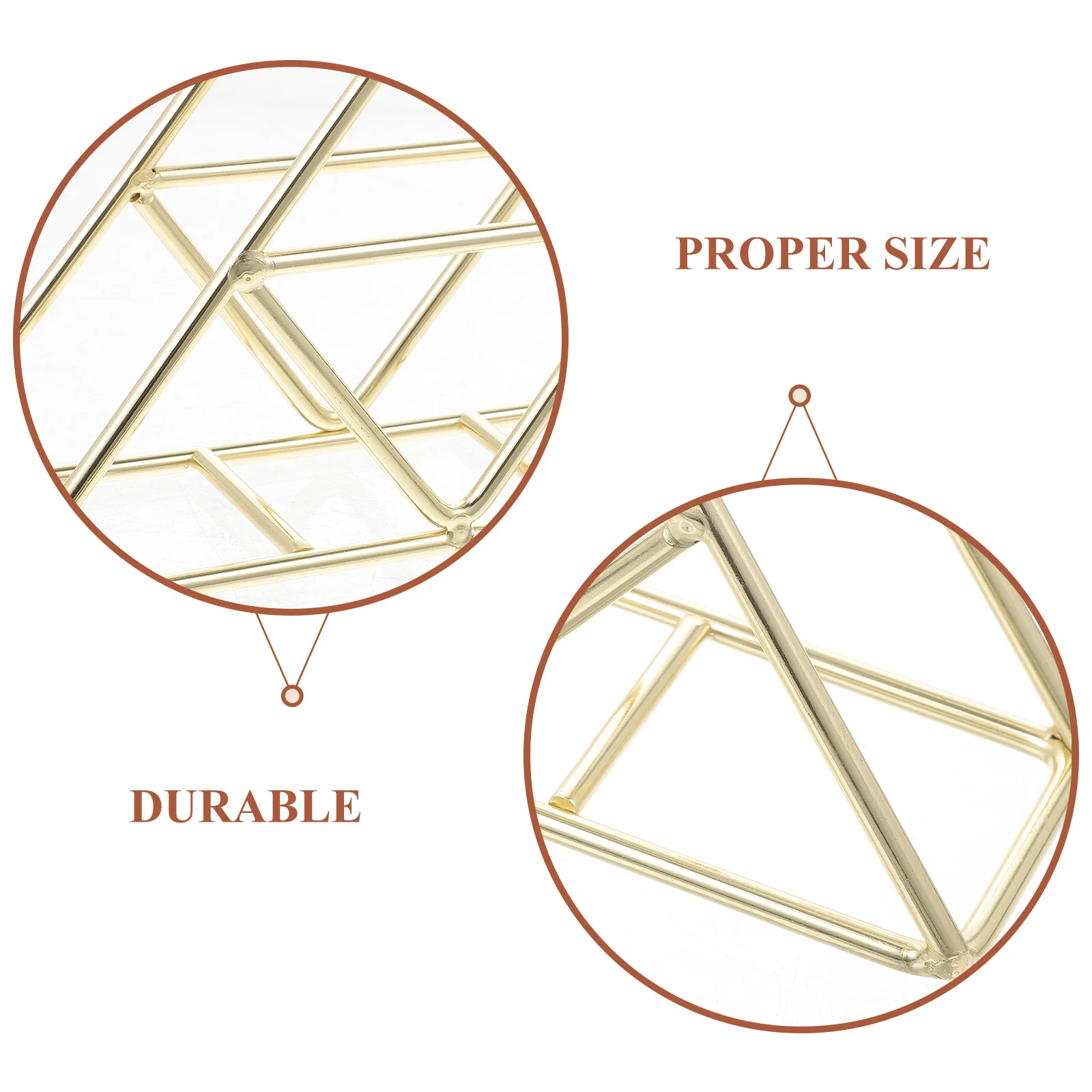 

Triangle Iron Napkin Holder Creative Generous Table Desk Decor Safe Storage Space Saving Triangle Napkin Holders