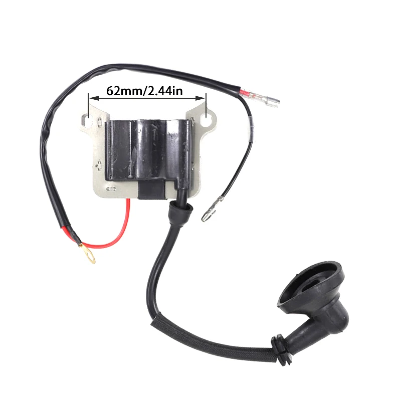 Bobina de encendido 1E48F bobina de encendido bobina de encendido apta para desbrozadora de 63cc cortadora de césped 48 motor 48F cortacésped 1E48F