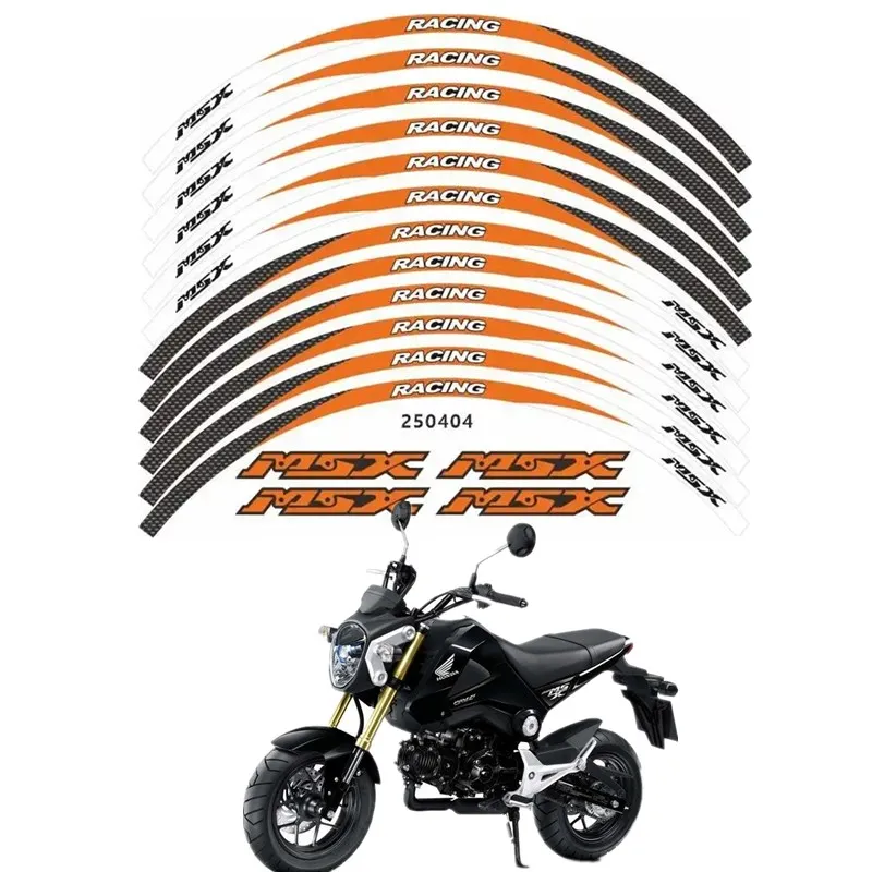 

Для HONDA MSX 125 Grom 125 2022 обод защитная накладка на бак мотоцикла 3D гелевая наклейка Decal - 2