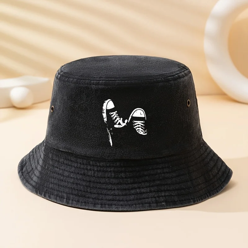 A Unisex, Fashionable And Versatile Printed Bucket Hat, Lightweight Outdoor Bucket Hat, Trucker Bucket Hat, Suitable for Outdoor