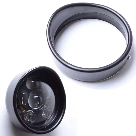 Motorcycle 5.75 inch Headlamp Visor For Harley Sportster 883 Headlamp Trim Ring 69735-05 5 3/4" Led Headlight Sports Accessories