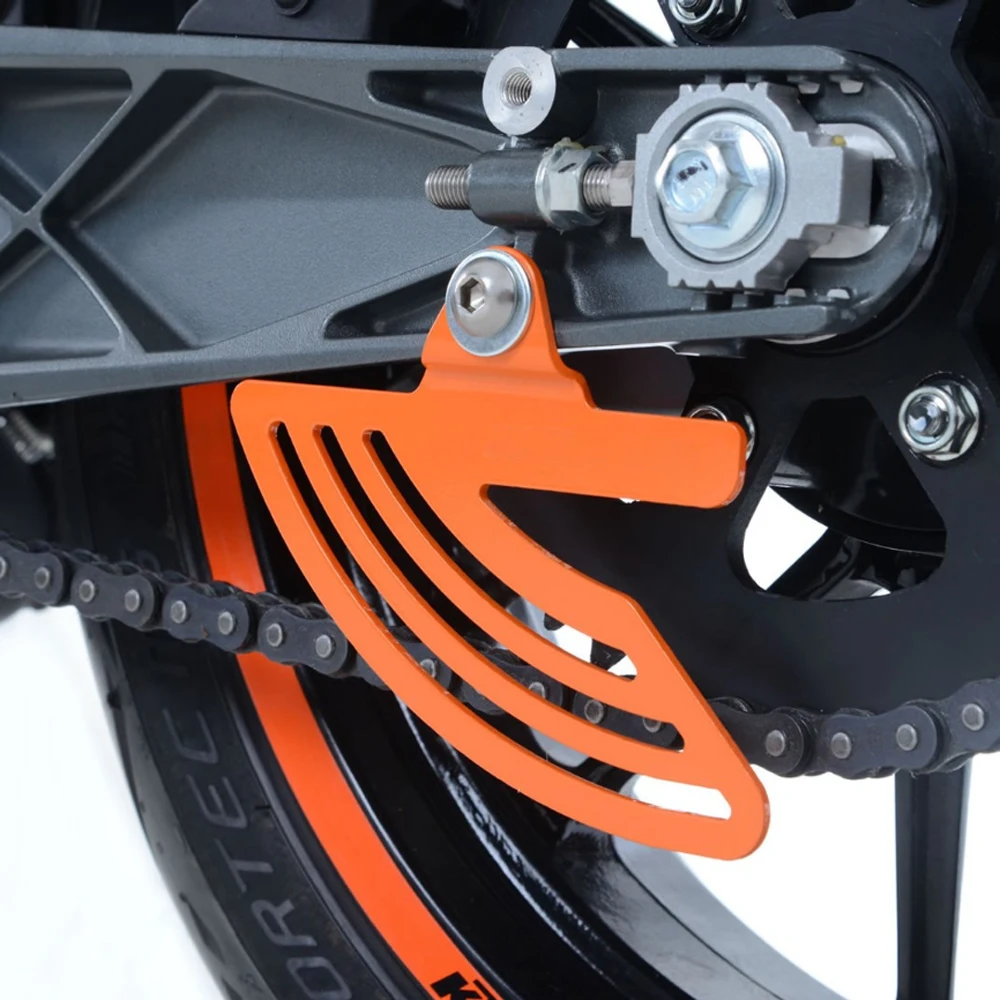 For RC 125 RC200 RC390 2014 -2018 Husqvarna 701 Svartpilen 2019 Vitpilen 701 2018-2019 Chain Rear Toe Guard Disc Guard Protector