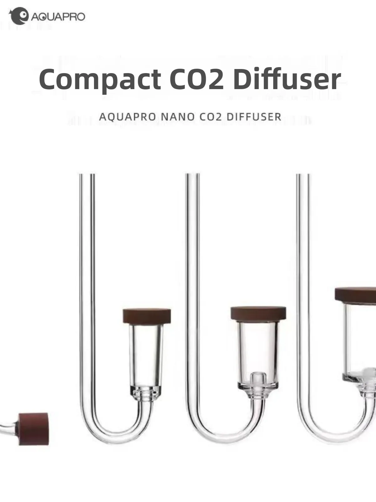AQUAPRO CO2 Fine Sprayer Ultrafine Mist Generator Aquarium Water Grass Tank CO2 Diffuser Scenic Decoration Pet Fish Tank Equi...