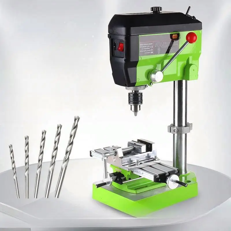 Industrial Laser Benchtop Drill Holder, Mini Benchtop Drill with 4 Cross Pliers