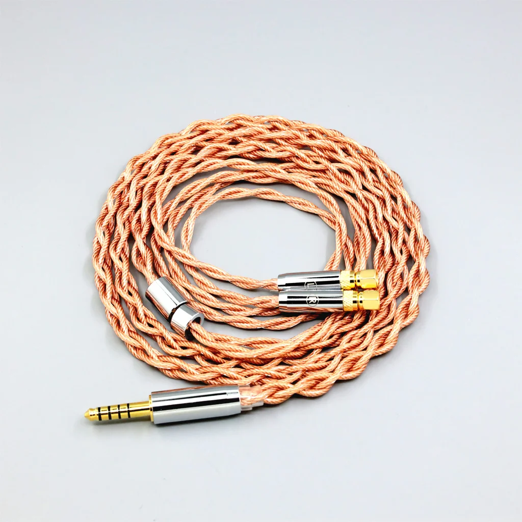 

7N OCC Shielding Coaxial Mixed Graphene Earphone Cable For HiFiMan HE300 HE500 HE400 HE6 HE5 HE4 Headphone 7785