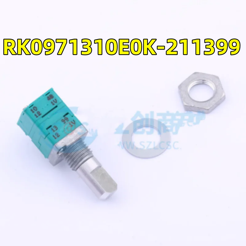 

5 PCS / LOT Brand New Japan ALPS RK0971310E0K-211399 (3-piece set) Adjustable resistance / potentiometer