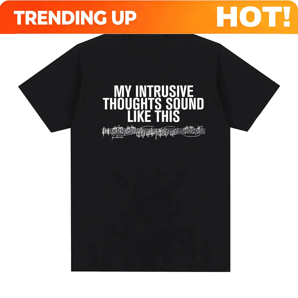 INTRUSIVE THOUGHTS BABY TEE 2026 new style ROSALIA Same As Official Website High Quality Tee-shirt 100%Cotton Soft Round Neck