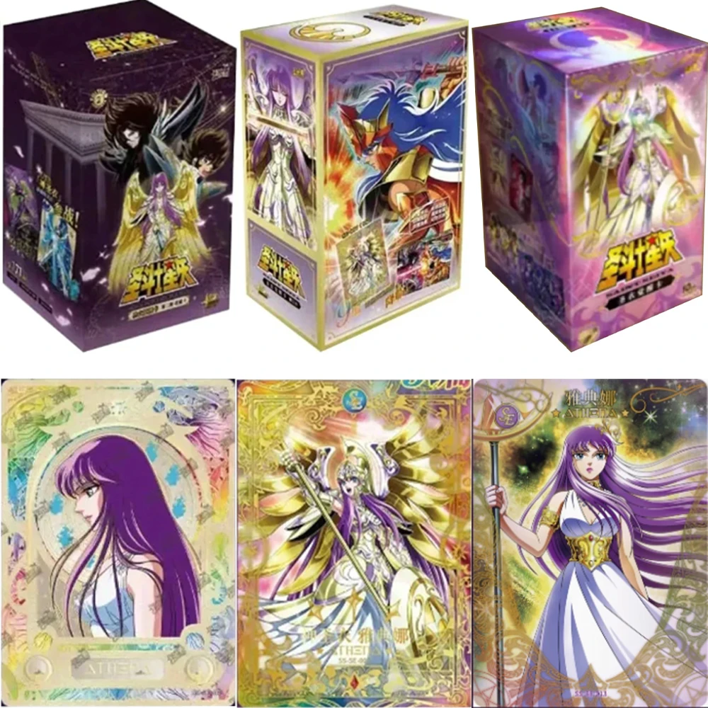 

KAYOU Saint Seiya Card Saint Cloth Awakening Cards Pluto Chapter Limited BP Saori Kido SE Athena Cards Золотая коллекционная карта