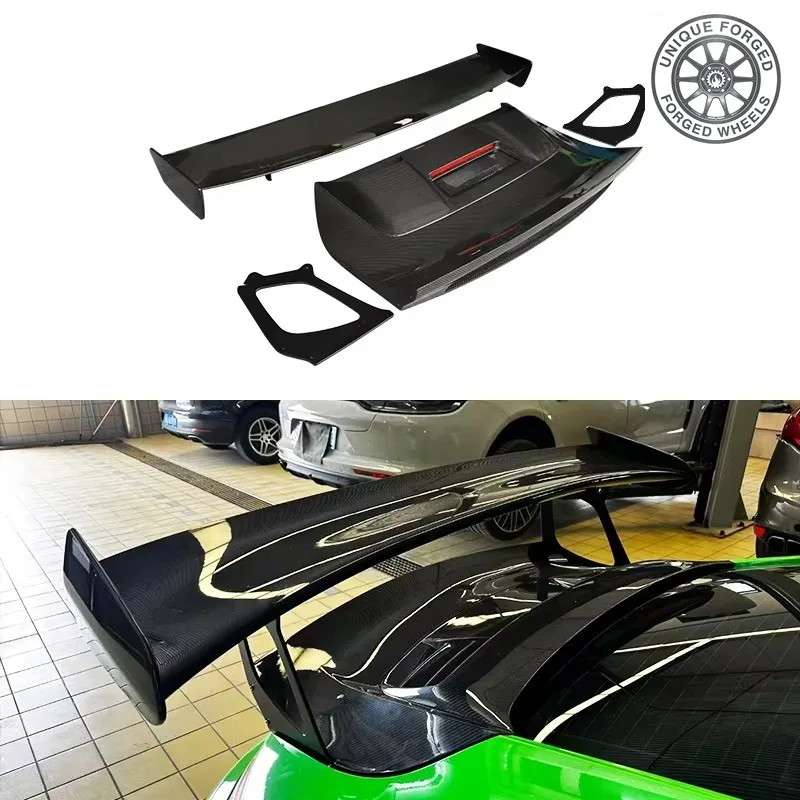 26 Style 2014-2019 911 Car Rear Upgraded Carbon Fiber Spoiler Car Body Kit For 991 Sport