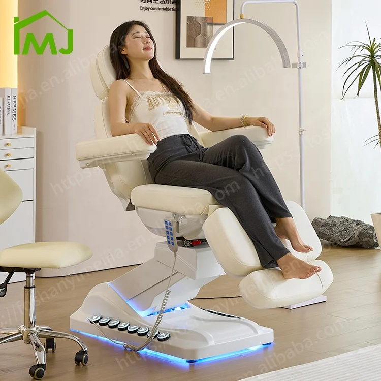 

Cosmetic Facial Spa Massage Table Electric Beauty Salon Lash Bed Waxing Chair