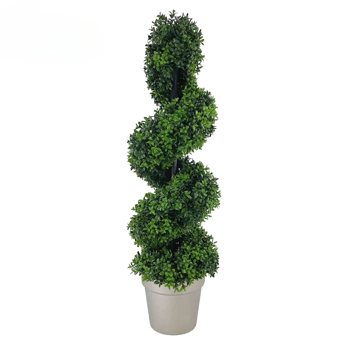 91cm Spiral Tree Artificial Plants Large Boxwood Topiary Bonsai S-Shape Plant With Flowerpot Courtyard Porch Doorway Home Decor