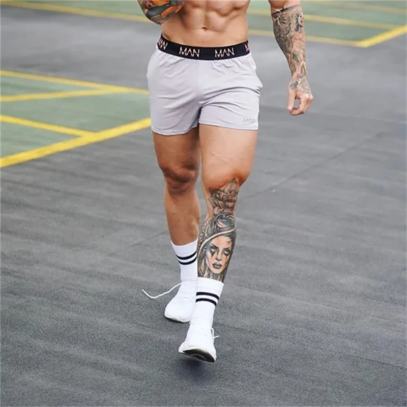 2024 Summer New Style Brand Men Running Shorts Breathable Quick-Drying Shorts Bodybuilding Sweatpants Fitness Exercise Pants