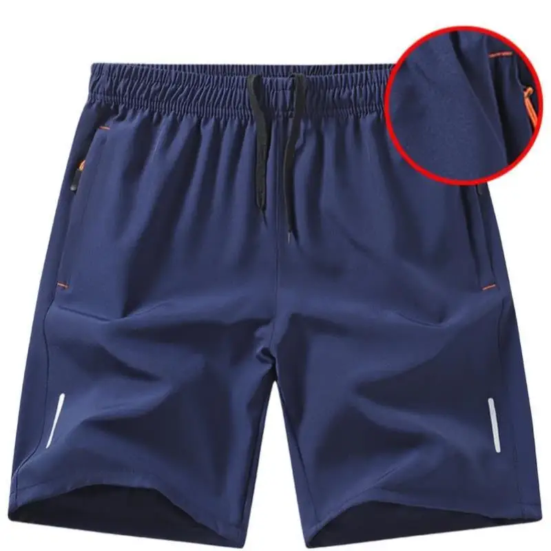 

Мужские повседневные шорты из ледяного шелка с быстрым высыханием, прямого кроя, из ПВХ-ткани, в стиле Cleanfit, унисекс