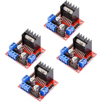 L298N Motor Driver Controller Board Module,l298n Stepper Motor DC Dual H Bridge Smart Car Power UN0 MEGA R3 Mega256O 4PCS
