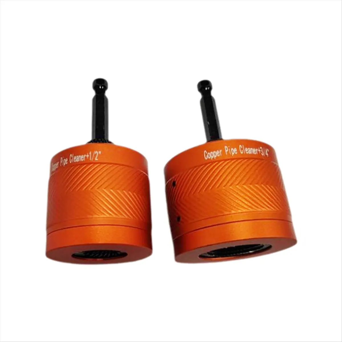 A20I 1/2In & 3/4In Metal Copper Pipe Cleaner Set,for Cleaning Rust, Stains, Paint on Copper Pipes and Various Metal Pipes