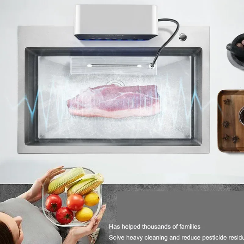 อัลตราโซนิกเครื่องล้างจานในครัวเรือนขนาดเล็กอิสระอ่างล้างจานเครื่องล้างจานอัตโนมัติในครัวเรือนติดตั้งฟรี