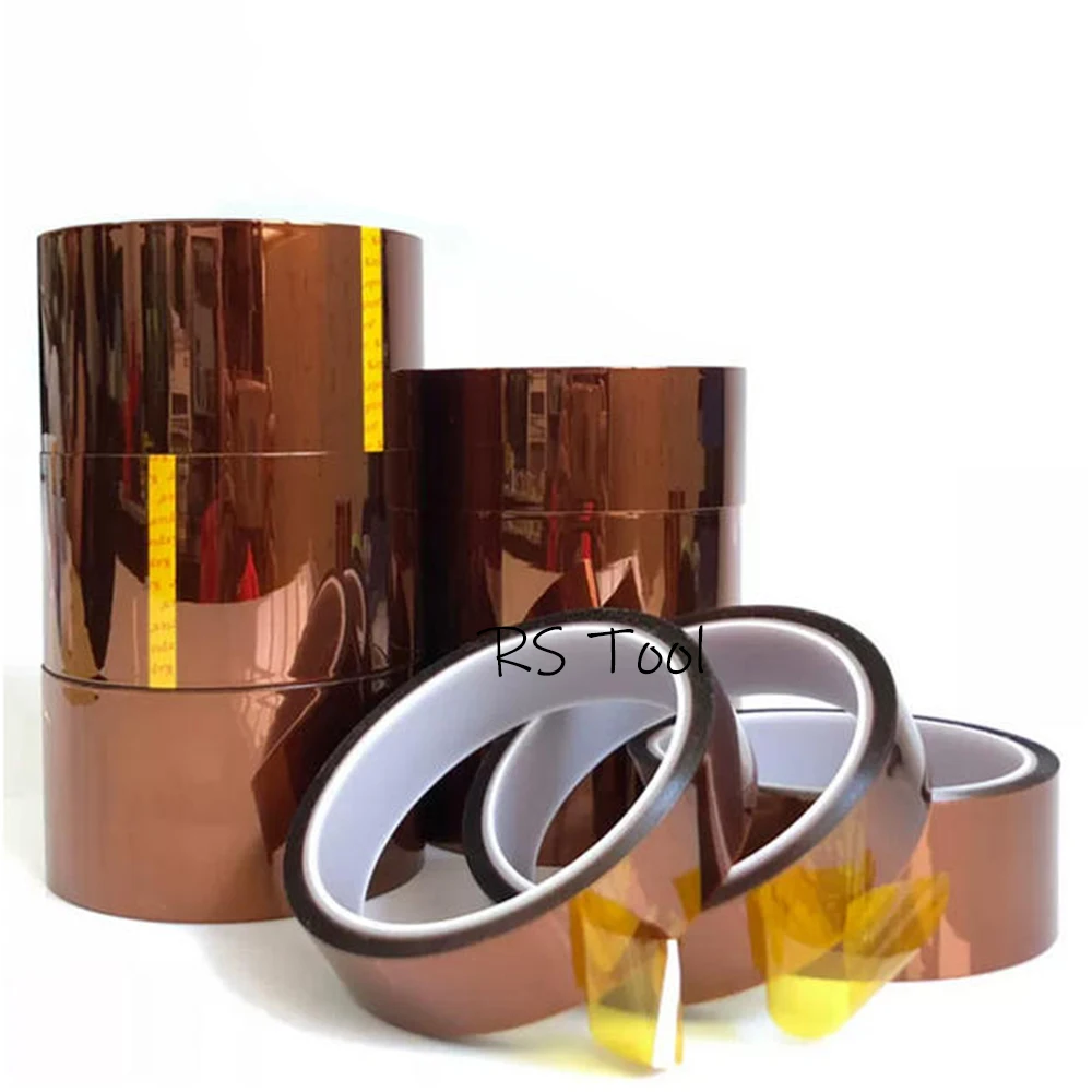 10pcs/lot High Temperature Gold Heat BGA Tape Insulation Tape Electronics Board Protection Polyimide Adhesive Insulating Tape