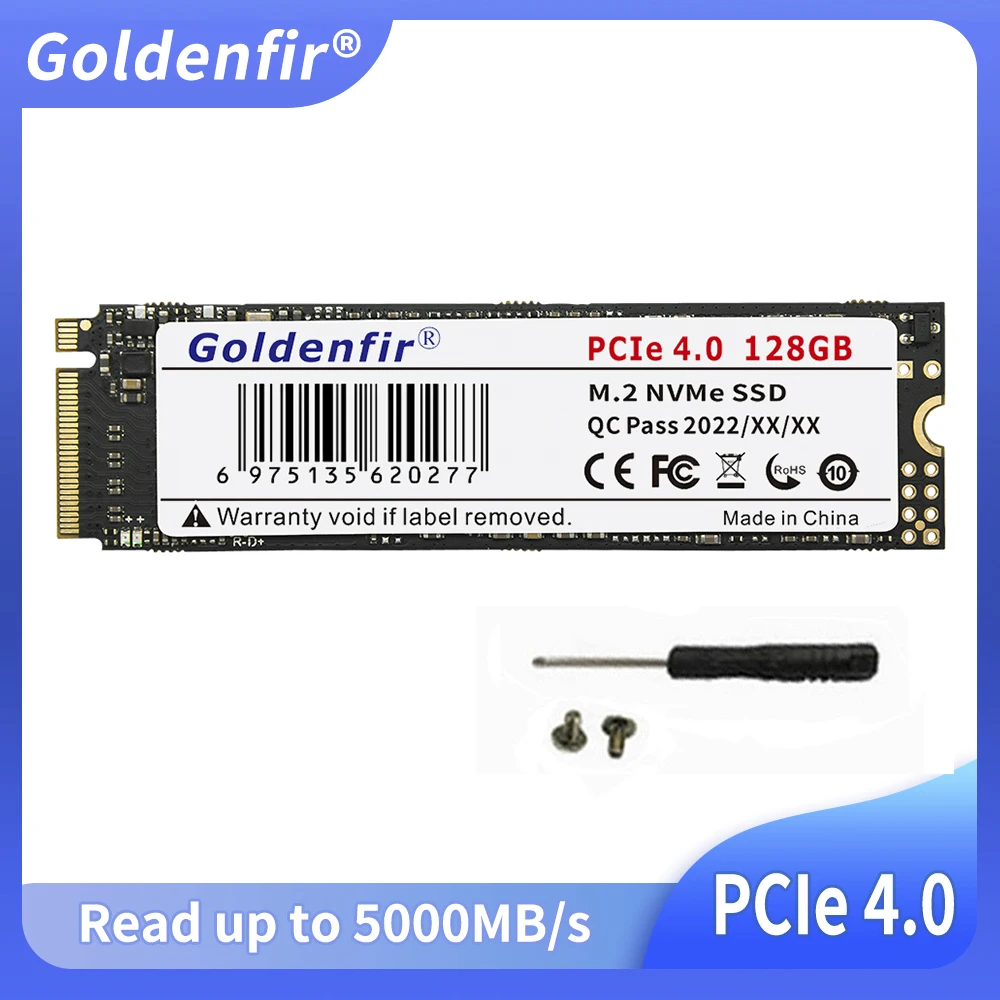 PCIe 4.0 SSD 512GB 1TB 2TB Goldenfir M.2 NVMe Internal Solid State Drive M2 2280 Hard Disk