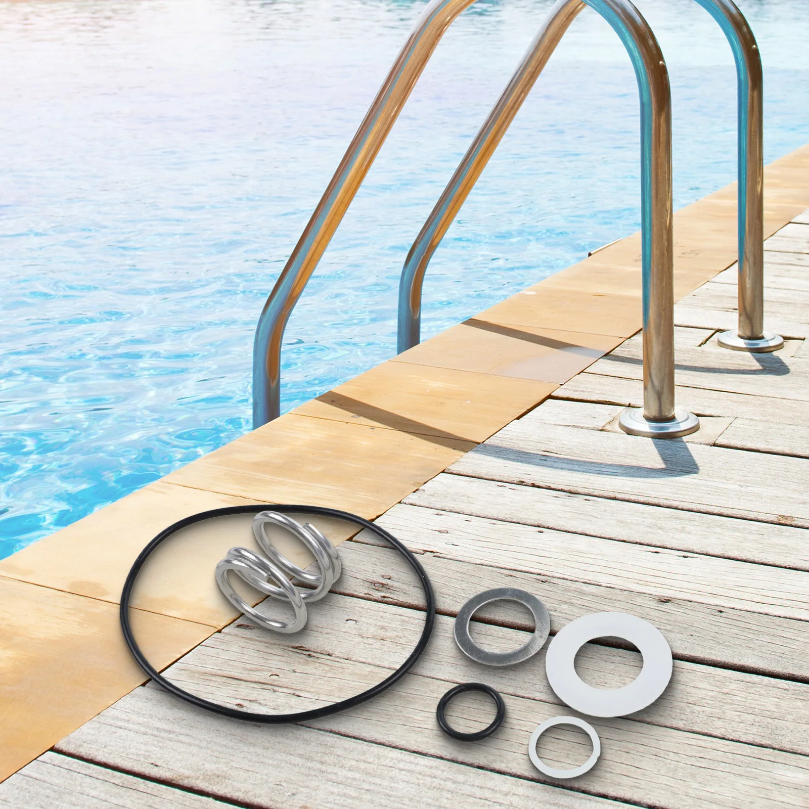 Sand Filter Repair Kit Pool Multiport Valve Parts Compatible With SP0710 Models for Easy Installation for Kit Complete Pool