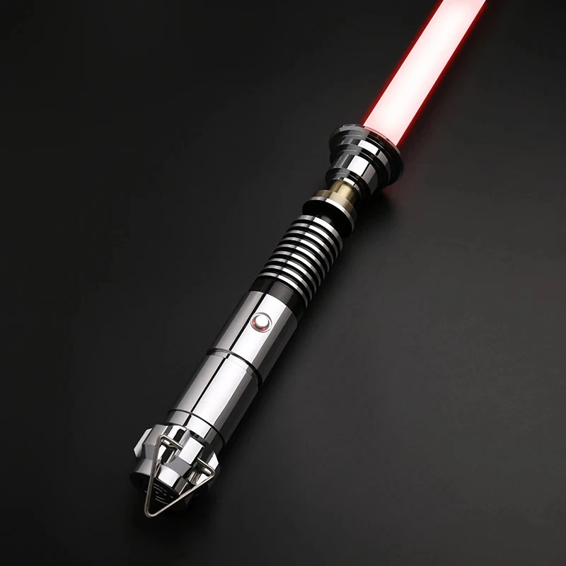 RGB Metalen Laser Lightsaber Rave Speelgoed Zwaar Dueling Gladde Schommel Metalen Zwaard Sjorren Wapen Cosplay Speelgoed