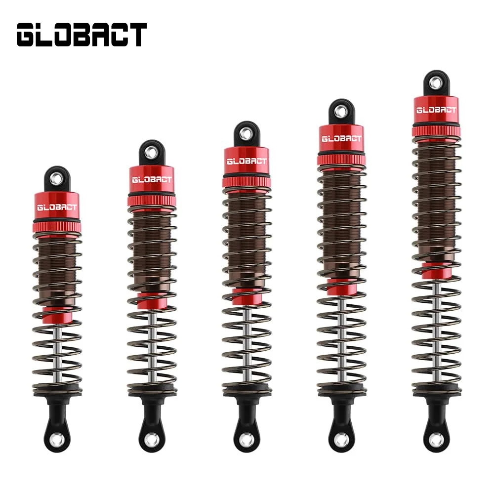 GLOBACT 1:10 RC Shock Absorber Oil Adjustable RC Damper Set for 1/10 RC Crawler Car Axial SCX10 TRX4 D90 Upgrades Parts