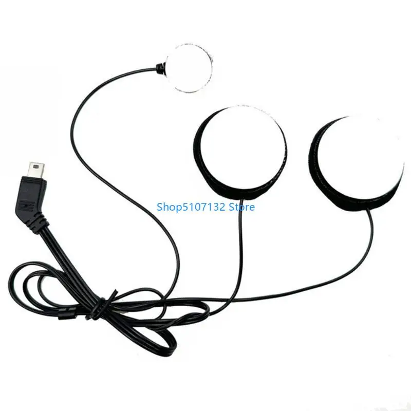 87HD Versatile 10Pin Headset Noise Canceling Microphone for Various Helmet Types