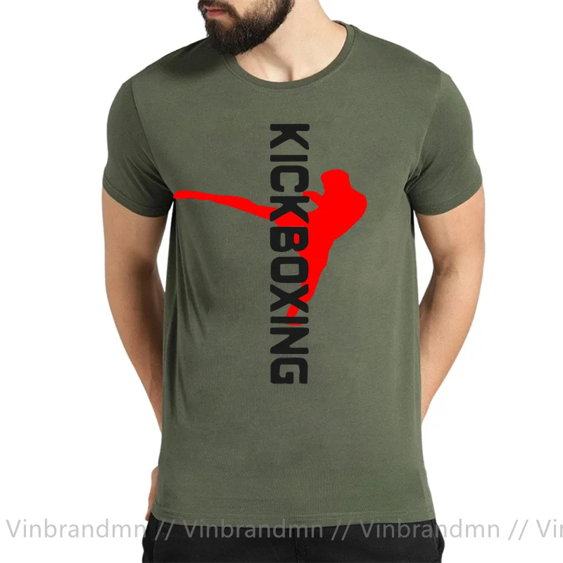 Kickboxing Karate Korean Taekwondo Kung Fu T Shirt Men Funny Birthday Present For Men Faddish Muay Thai Boxing T-Shirt Trend Tee