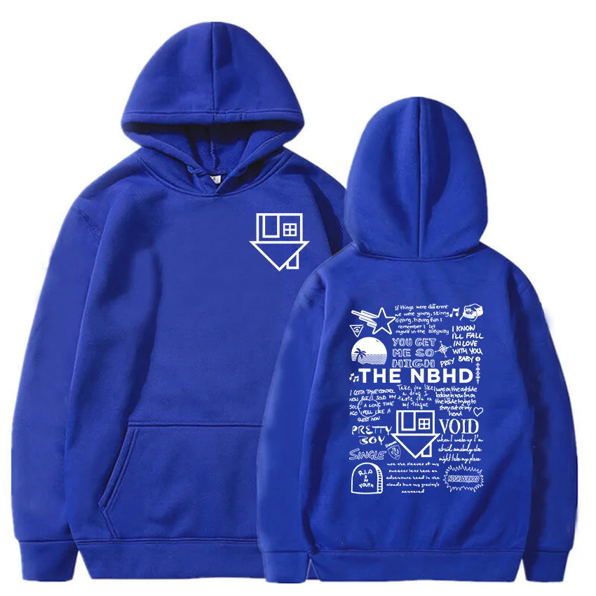 Streetwear Unisex Hip-Hop Grafik-Hoodies The Neighborhood NBHD Band-Print Sweatshirts Herren Sudaderas Langarm Winter-Oberteile – Detail 9