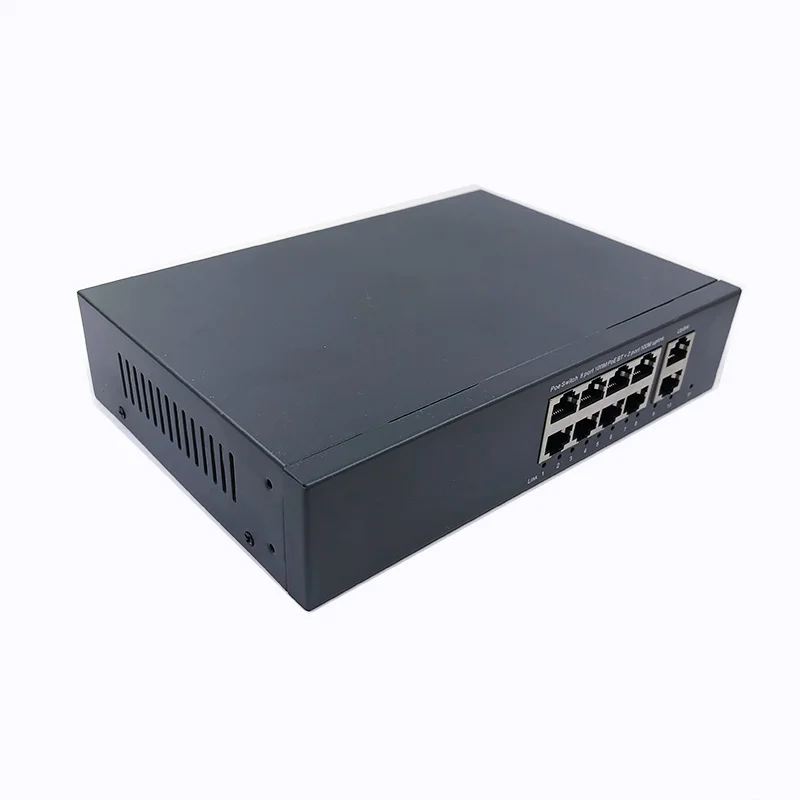 โปรโตคอลมาตรฐาน802.3AF/ที่48V POE OUT/48V Poe Switch 1000 Mbps POE Poort; 1000 Mbps UP Link Poort; Poe สวิทช์ NVR