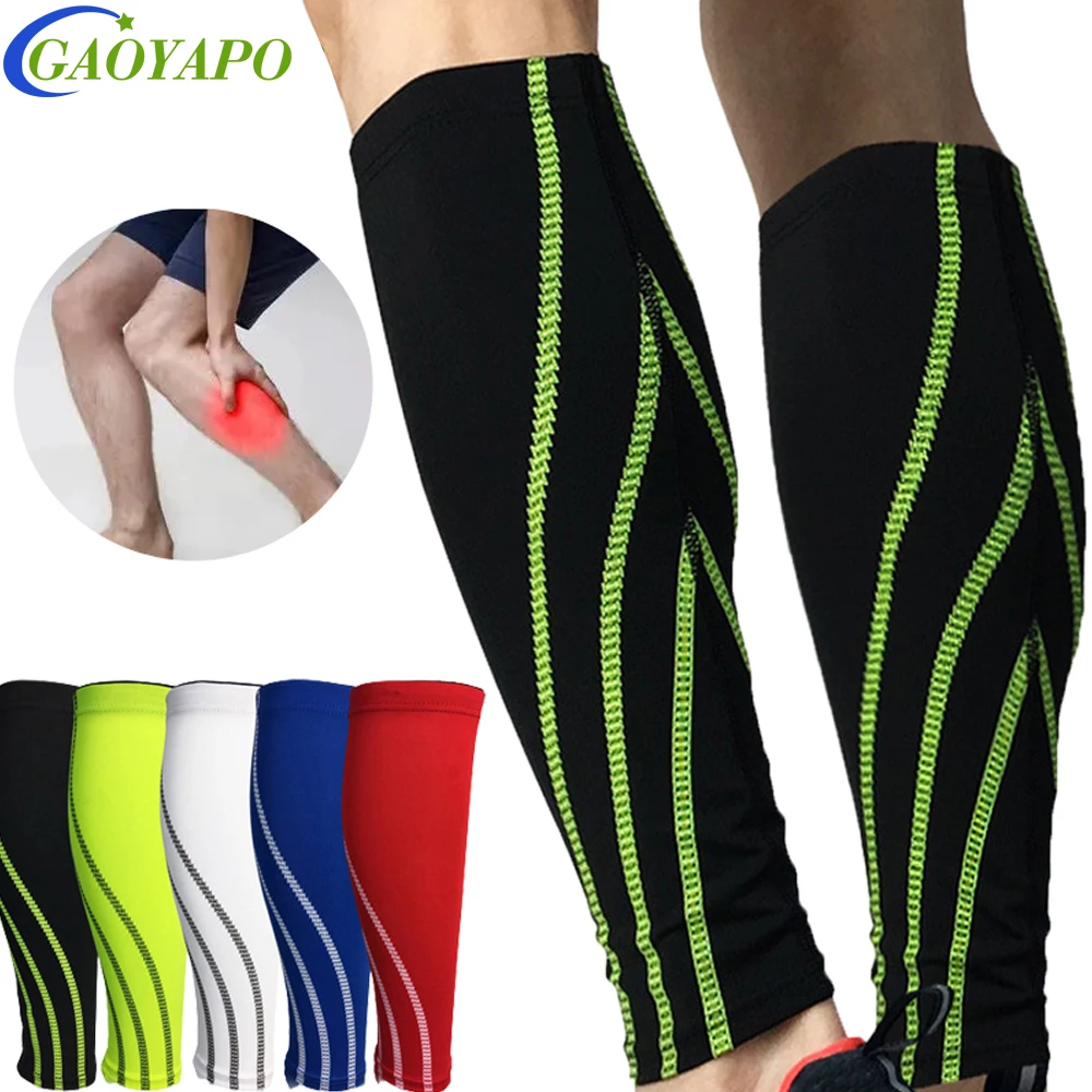 1Pcs Calf Compression Sleeves for Men Women,Footless Calf Sleeves Brace Compression Socks for Shin Splints,Varicose Vein,Running