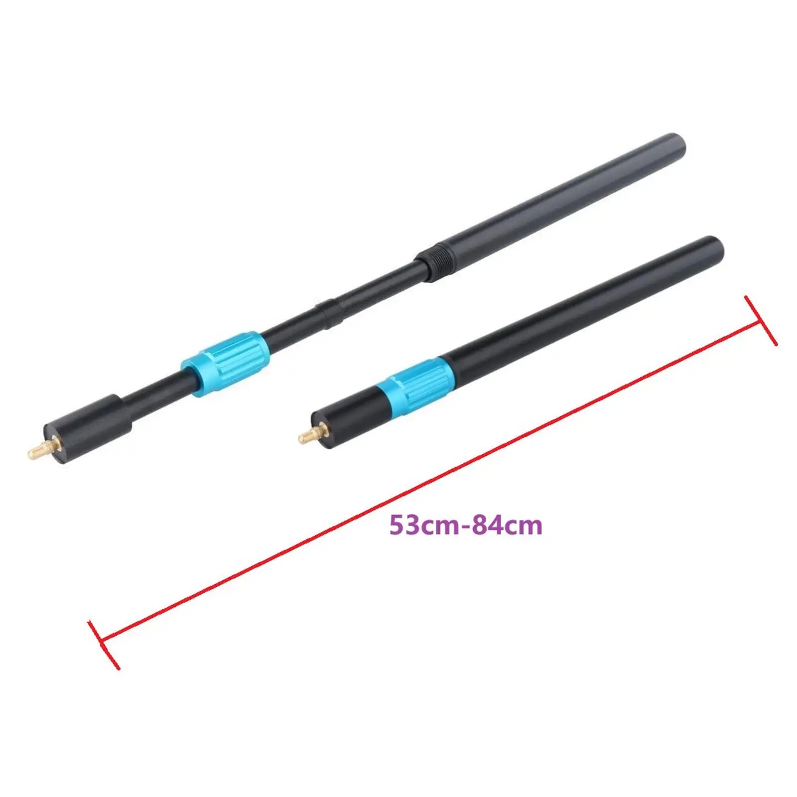 21inch Pool Cue Stick Extender, light Telescopic Billiard Cue Extension,