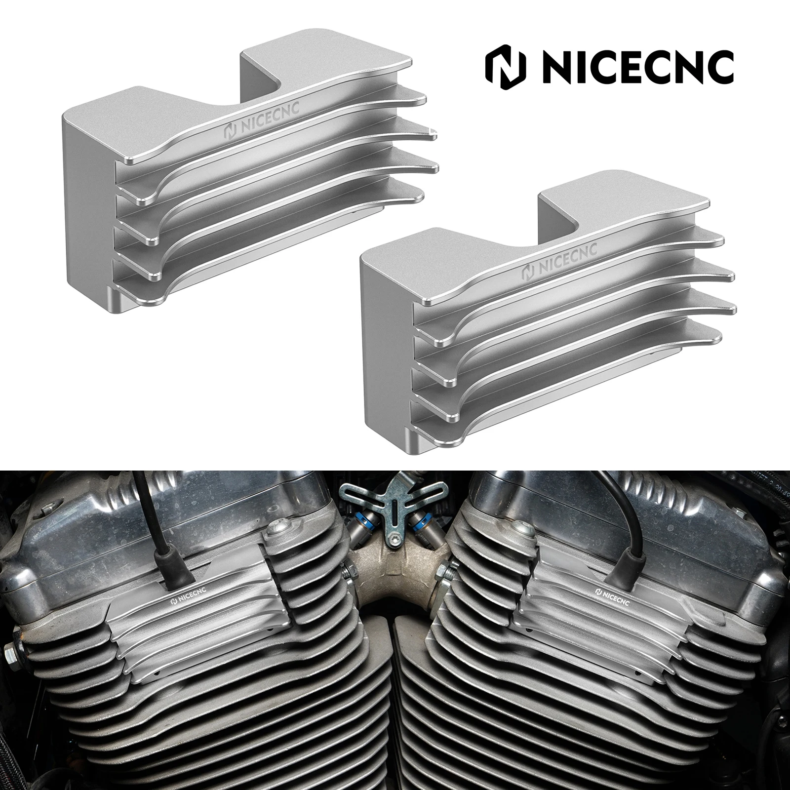 

На 2012-2017 годы Harley Seventy Two 72 XL1200V ребристые крышки свечей зажигания для Harley Sportster 883 SuperLow/Low XL883L 2005-2019