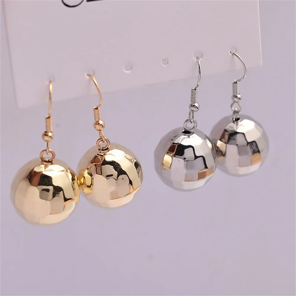 Fashion Section Disco Ball Ear Hook Round Dazzle The Reception Festivals Revelry Party Prom Metal Dangle Earrings For Women