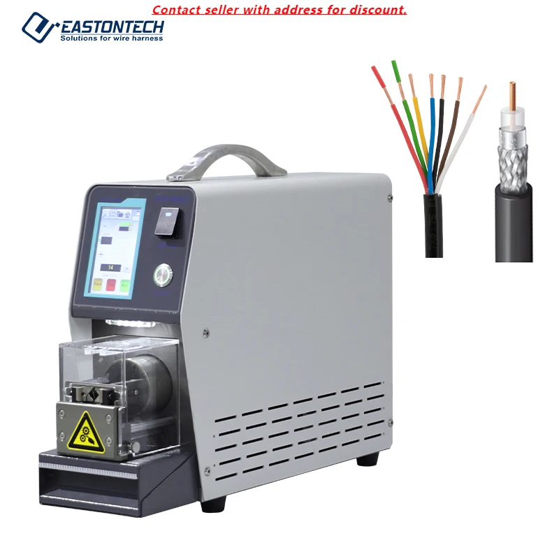 

EW-1105 Maximum 5 Layers Servo Coaxial Stripping Machine 0.1 - 6.5 Mm Stripping Diameter Factory Price Semi Automatic Machine