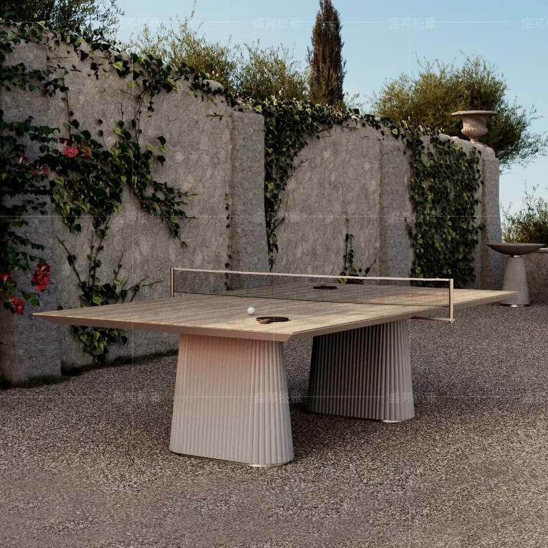 Italian marble indoor and outdoor game entertainment light luxury high-end villa standard table tennis