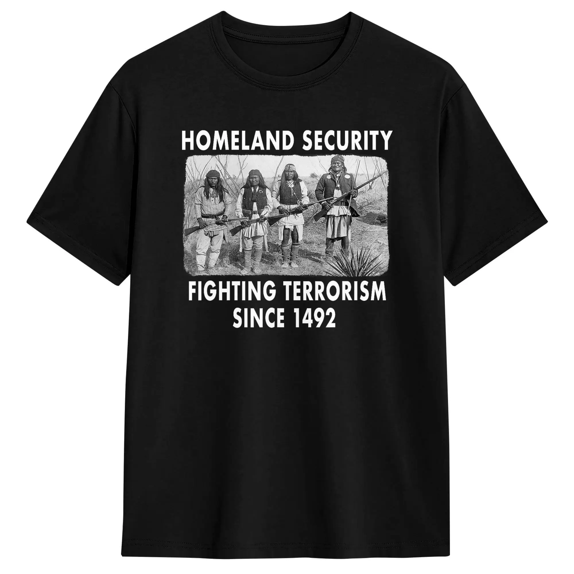 Men Women's T-Shirt Homeland Security Fighting Terrorism T Shirts Harajuku  Summer Tee Shirt Streetwear Cotton Clothing Gift