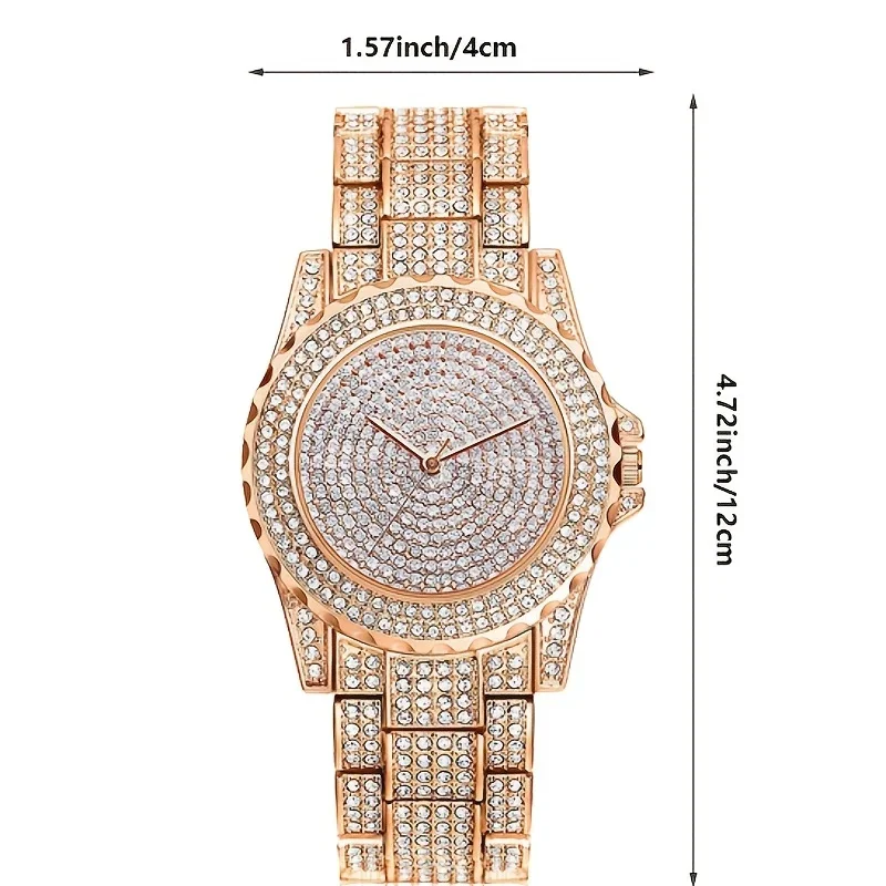 Fashion Crystal Full Steel Women Watches Ladies Wristwatch Quartz Woman