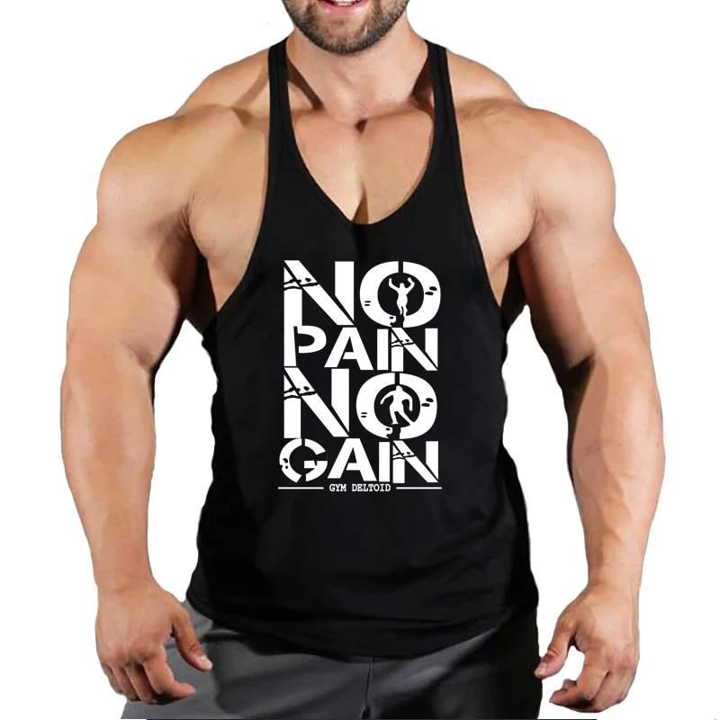 Summer Cotton t Shirt Sport Tops Singlet Sleeveless Shirts Men Tank Top Bodybuilding Vest Gym Men Clothing Streetwear