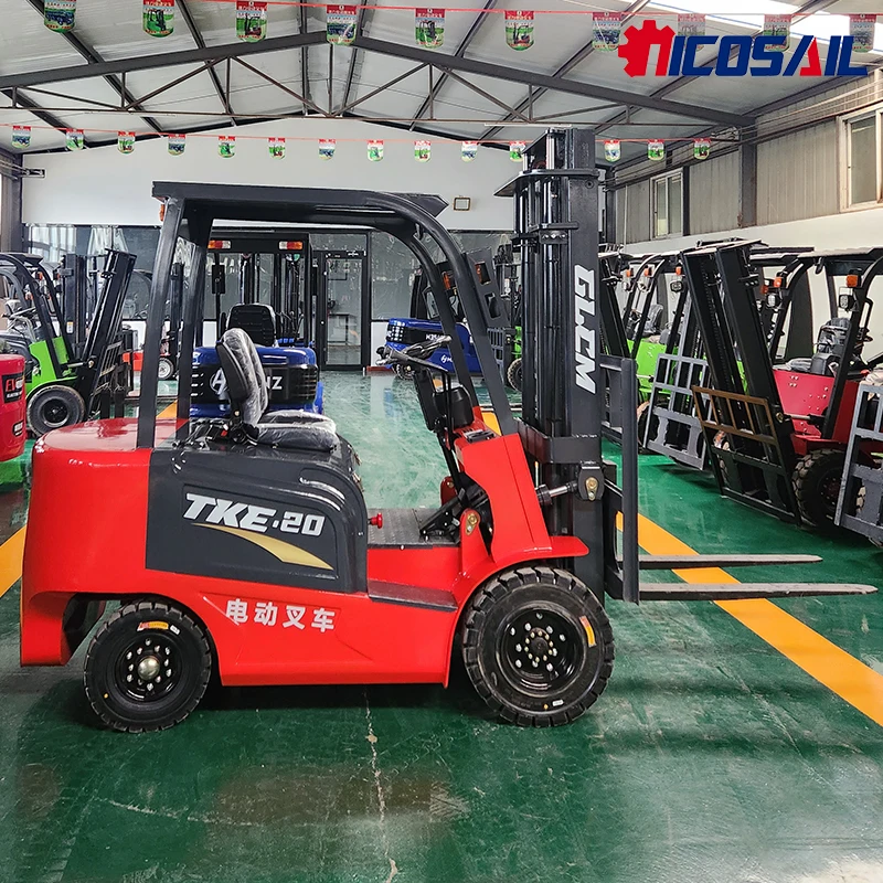 2 Ton Lithium Electric Forklift Chilwee Battery 160mm/s Lifting Speed Easy Operation