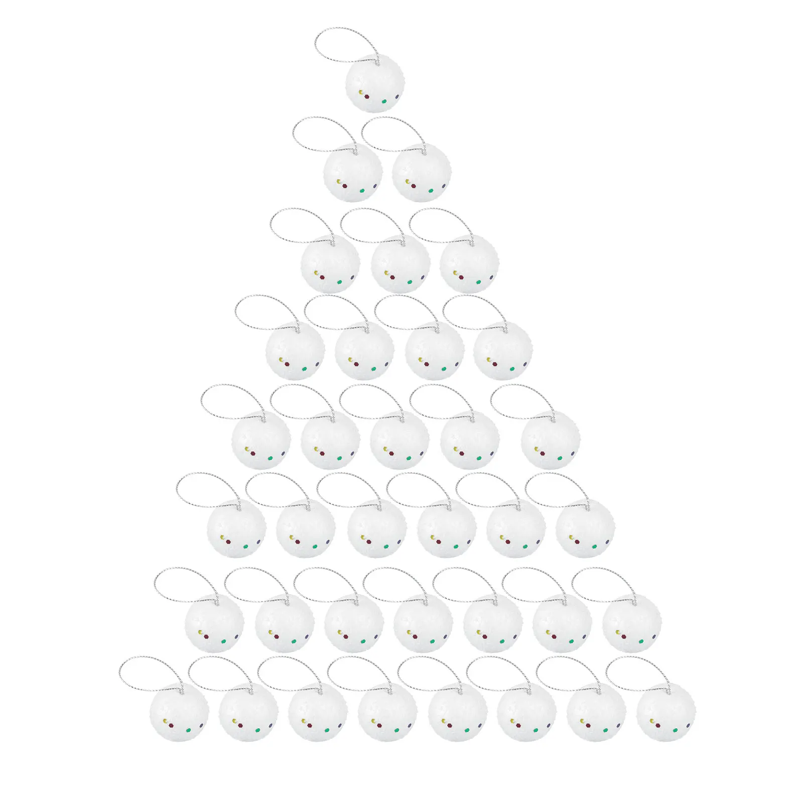 

36pcs Christmas Snow Globe naments Decorative Centerpieces Bright Color Xmas Party Festive Warm Vibes Elegant Stylish