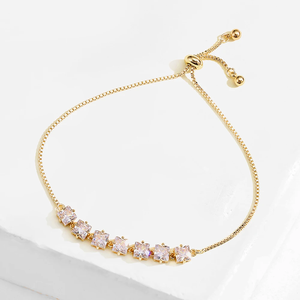 Trendy Kreis Ineinandergreifte Gold-Farbe Charme Armreif Für Frauen Männer Persönlich Armband Party Mädchen Exquisite Accessoires Schmuck