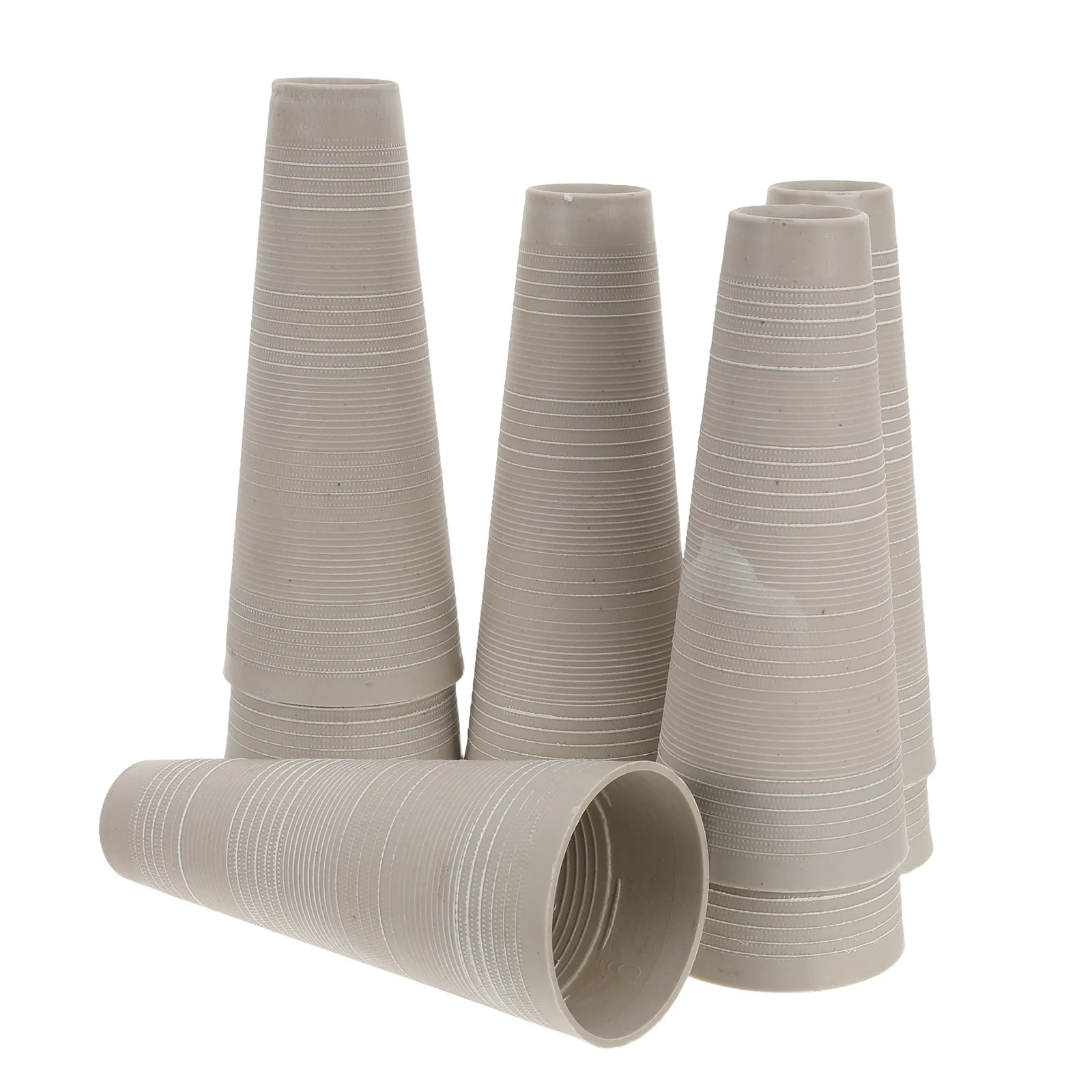 10 قطعة أنابيب غزل مدبب 5 57 تصميم احترافي يقلل من خيوط فضفاضة متينة من البلاستيك المقاوم للتآكل