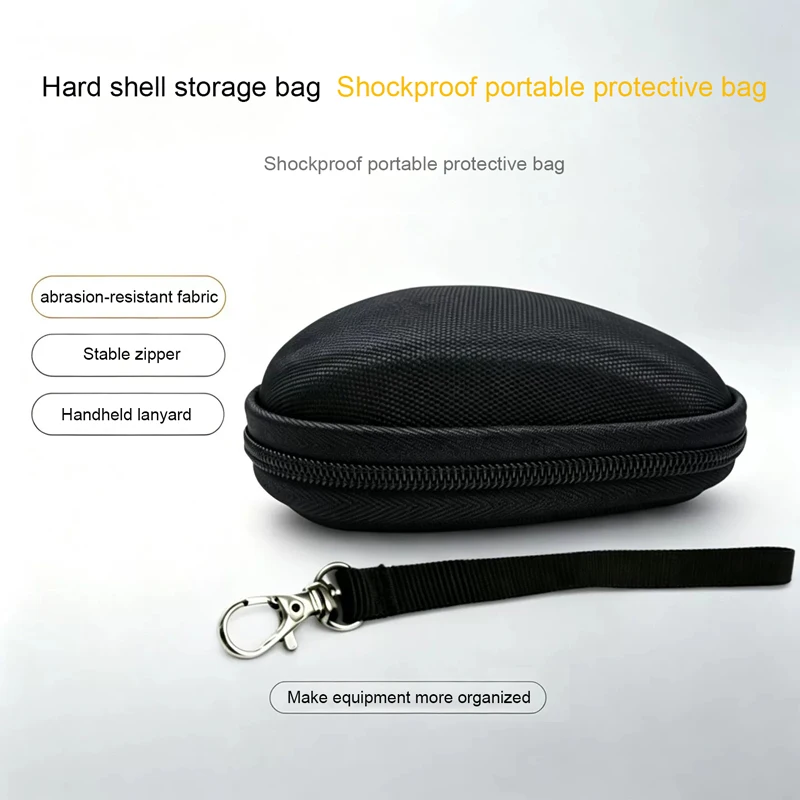 Logitech MX Master 2S/3/3S Wireless Mouse Storage Box Hardcase EVA Shockproof Portable Protection Bag Durable Drop-Proof with Handle Business Travel Small Handbag