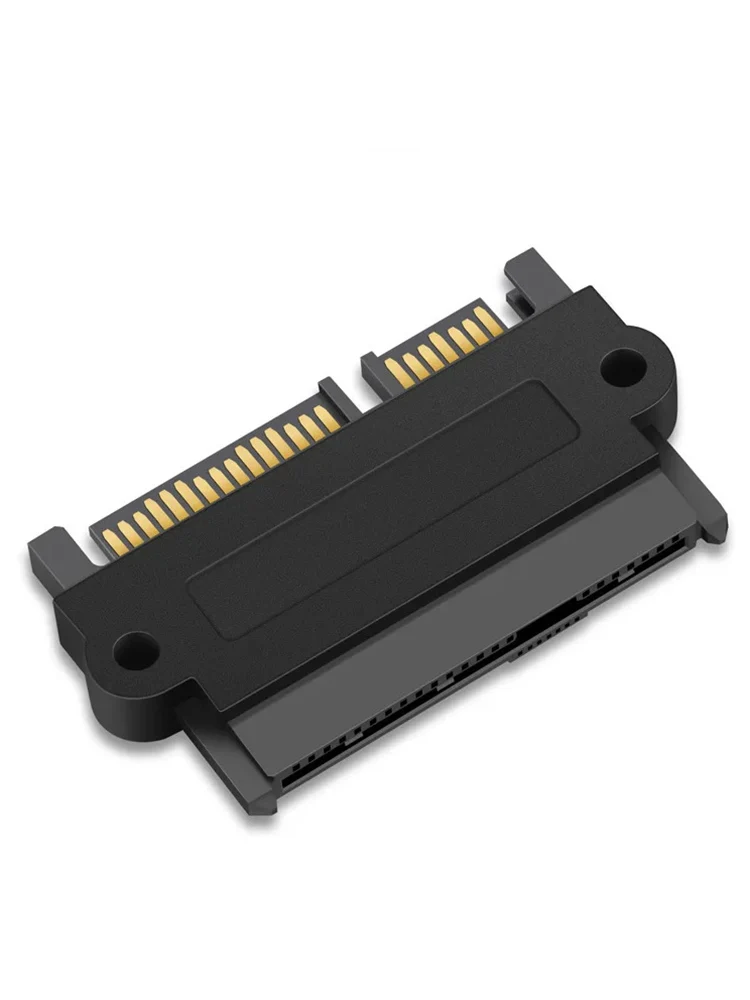 Professioneller SFF-8482 SAS zu SATA Konverter 180 Grad 90 rechtwinkliger Adapter Konverter gerader Kopf für Motherboard PC