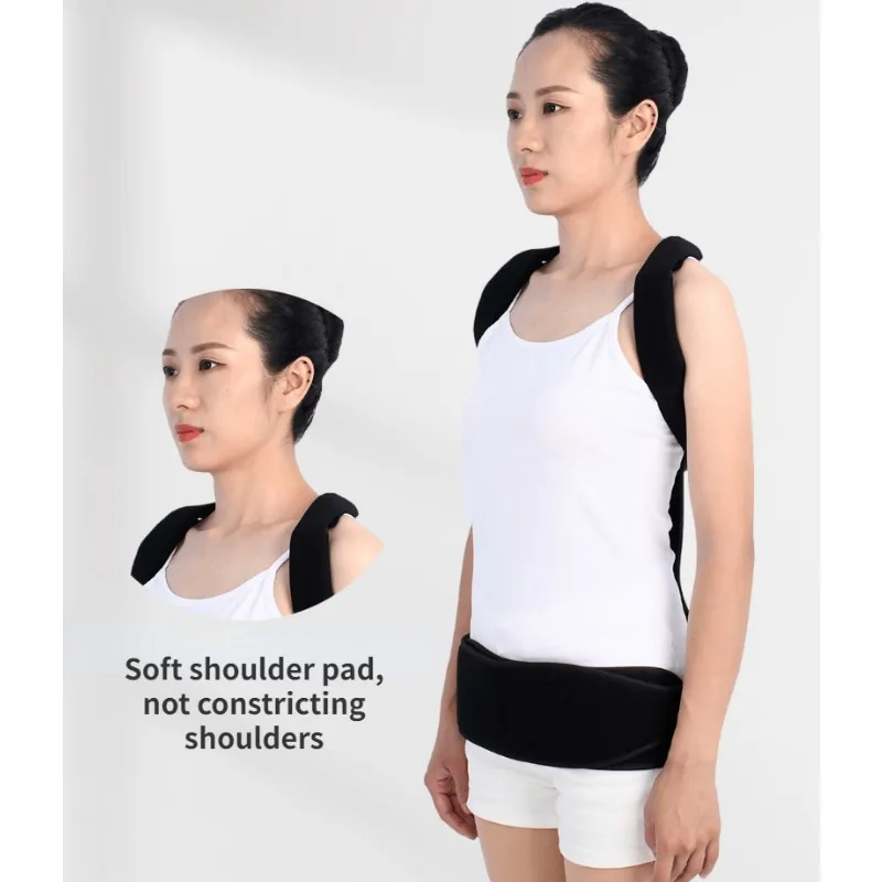 Medical Back Fixation Brace Spinal Lumbar Fracture Support Brace Adjustable Spine Shoulder Posture Hunchback Orthosis Corrector